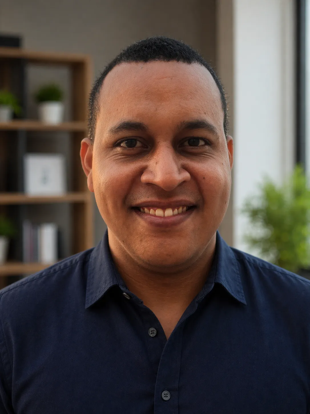 Abstract representation of dark mode server racks with subtle blue LED lights